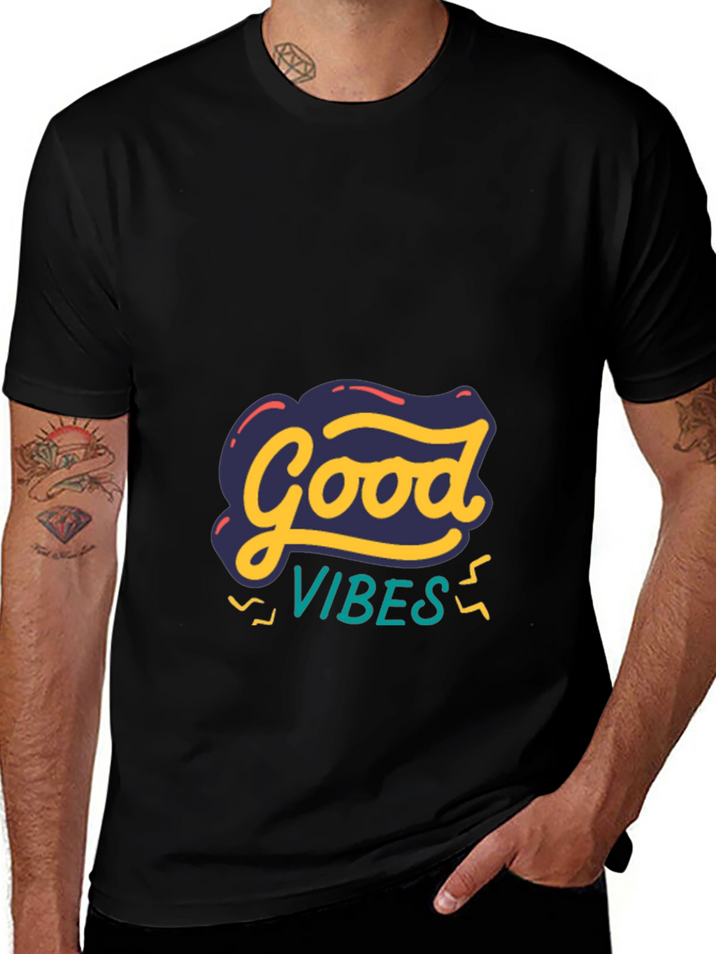 Good Vibes Graphic Tee - Stylish Comfort