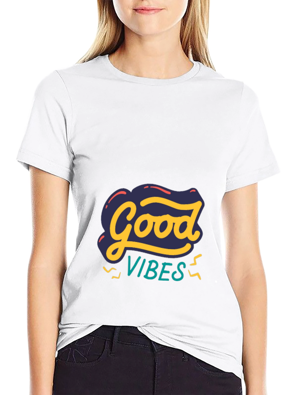 Good Vibes Graphic Tee - Stylish Comfort