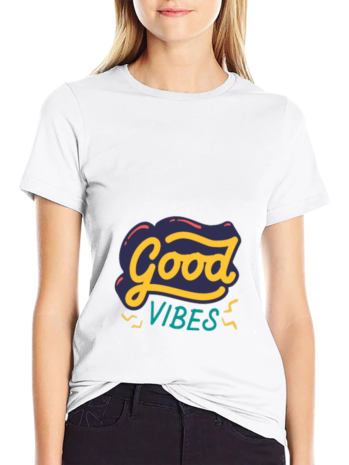 Good Vibes Graphic Tee - Stylish Comfort