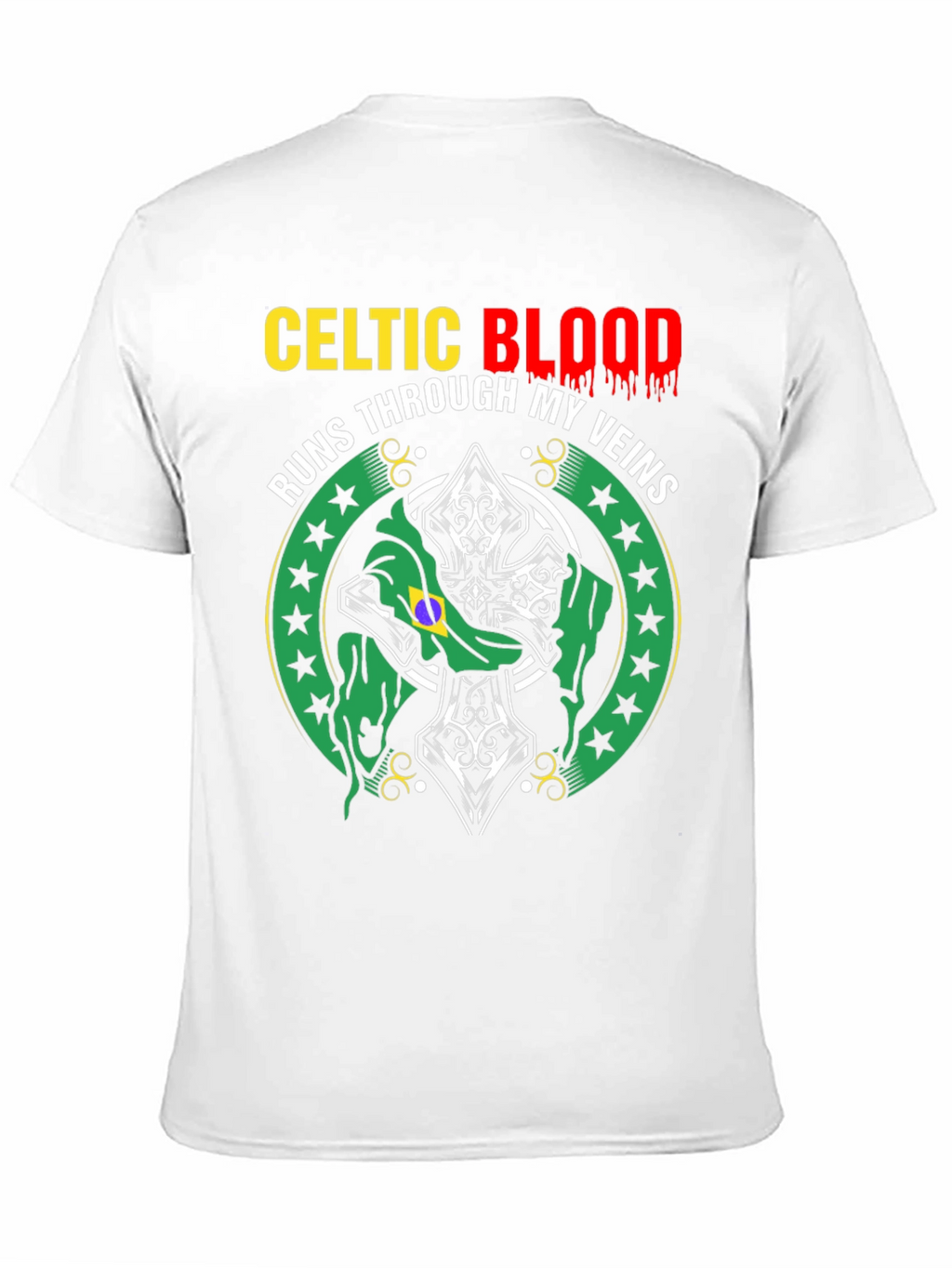 Celtic Blood T-Shirt - Runs Through My Veins Design