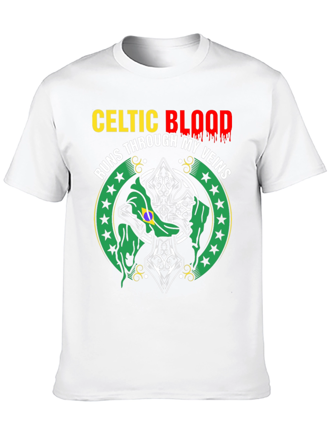 Celtic Blood T-Shirt - Runs Through My Veins Design