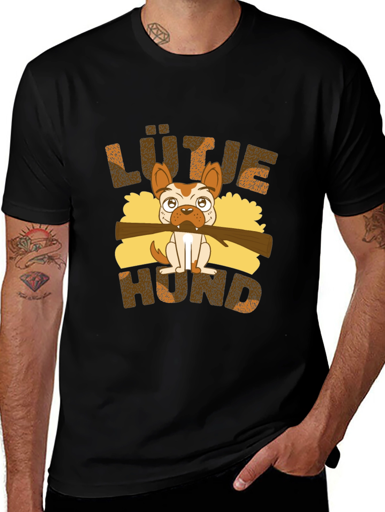 Lütje Hund Dog Graphic T-Shirt