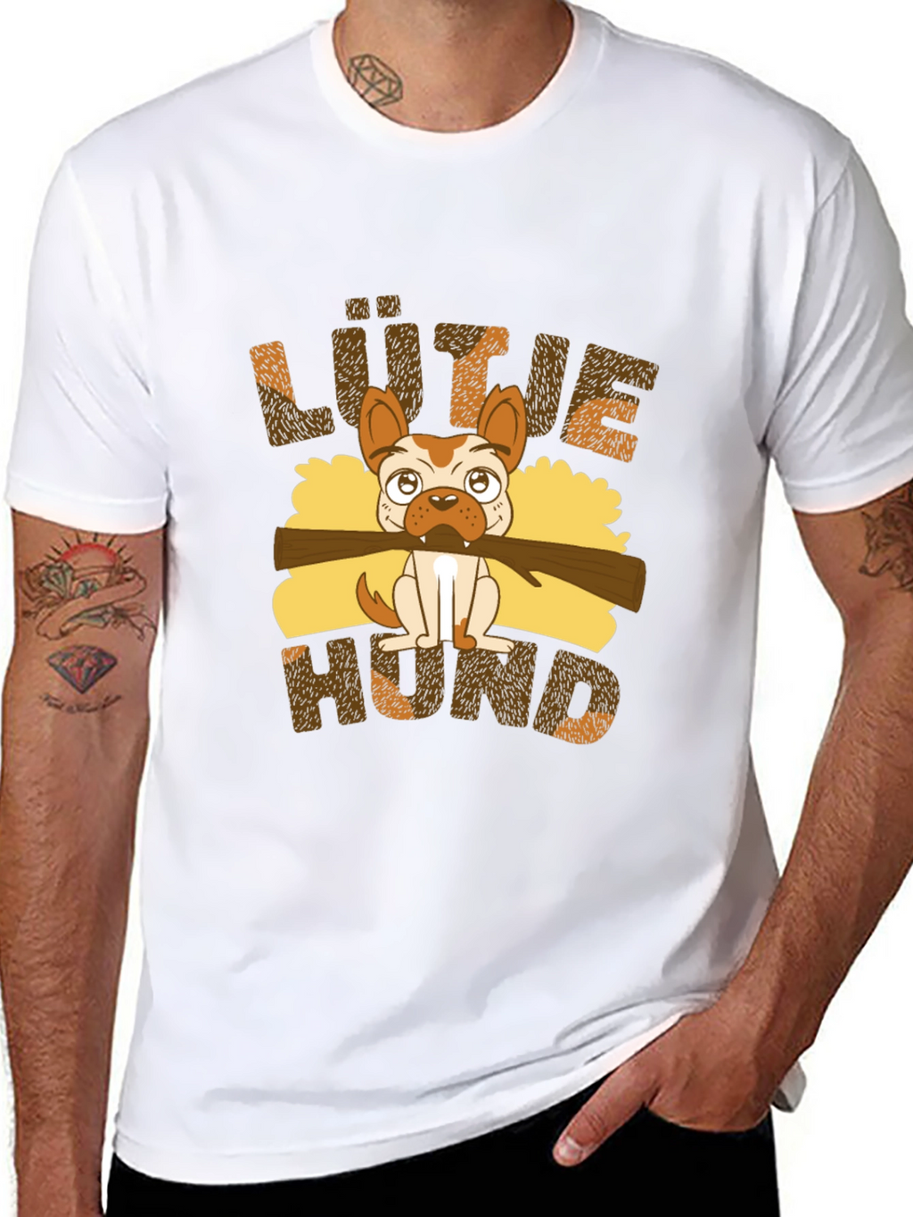 Lütje Hund Dog Graphic T-Shirt