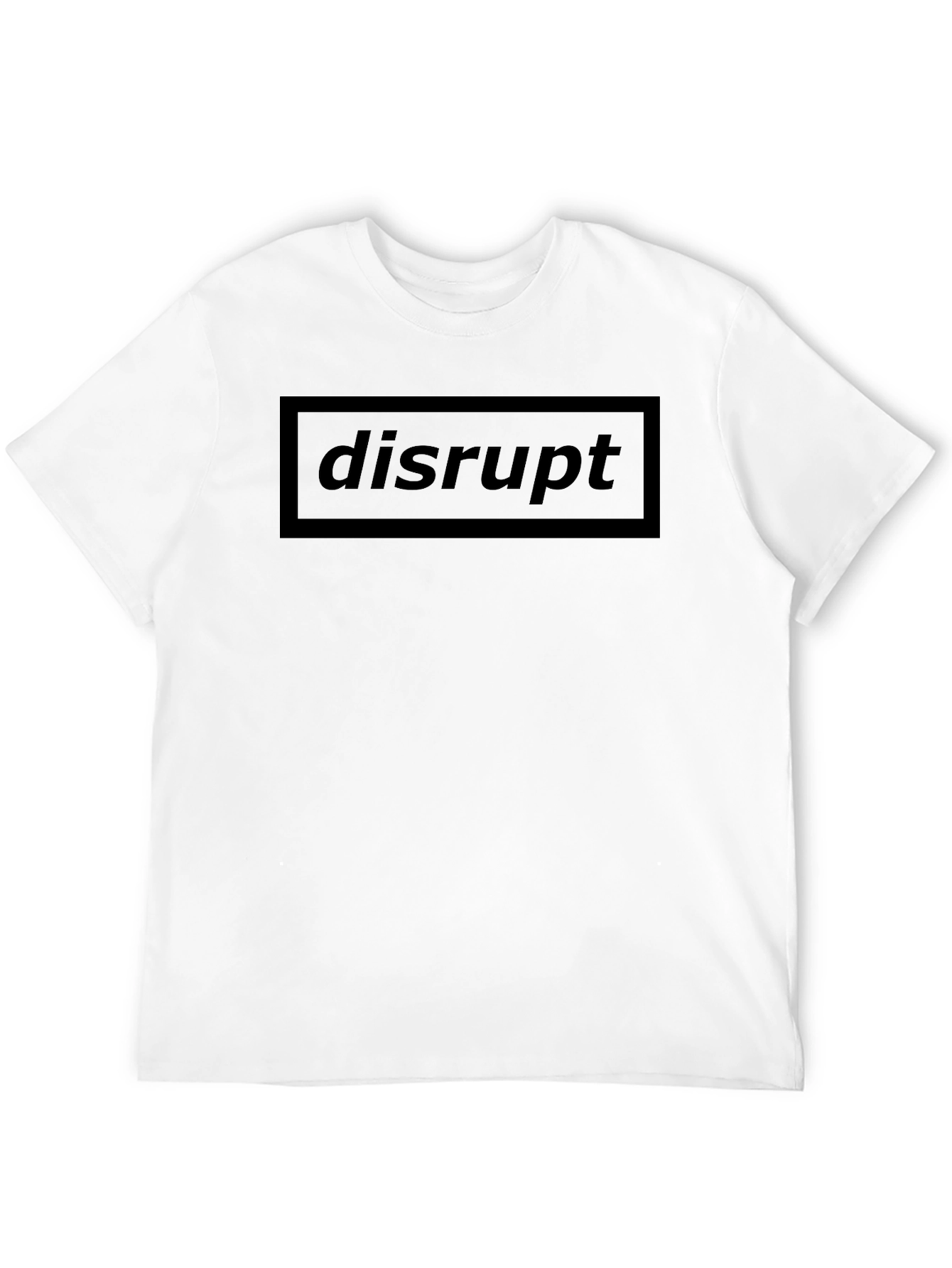 Disrupt Graphic Black T-Shirt - Menswear