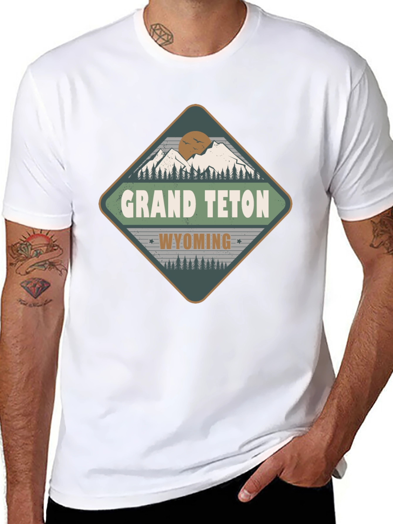 Grand Teton Wyoming Graphic Tee