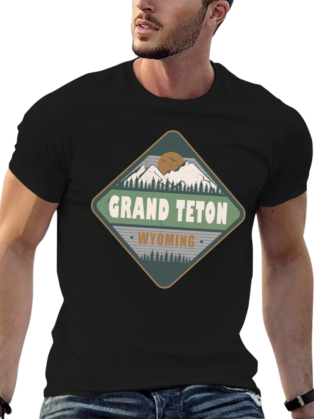 Grand Teton Wyoming Graphic Tee