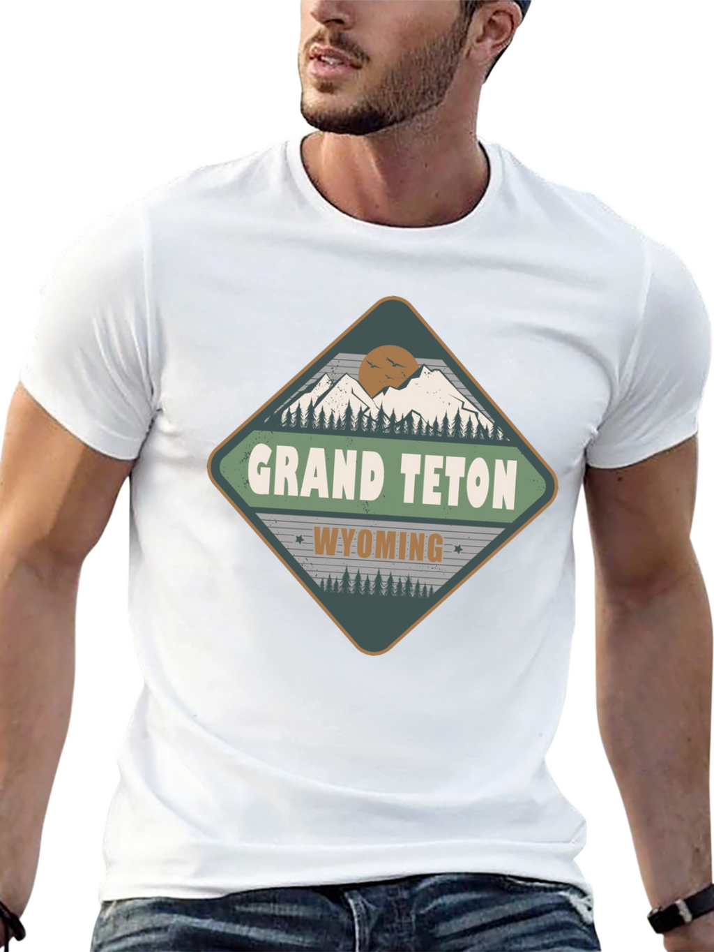Grand Teton Wyoming Graphic Tee