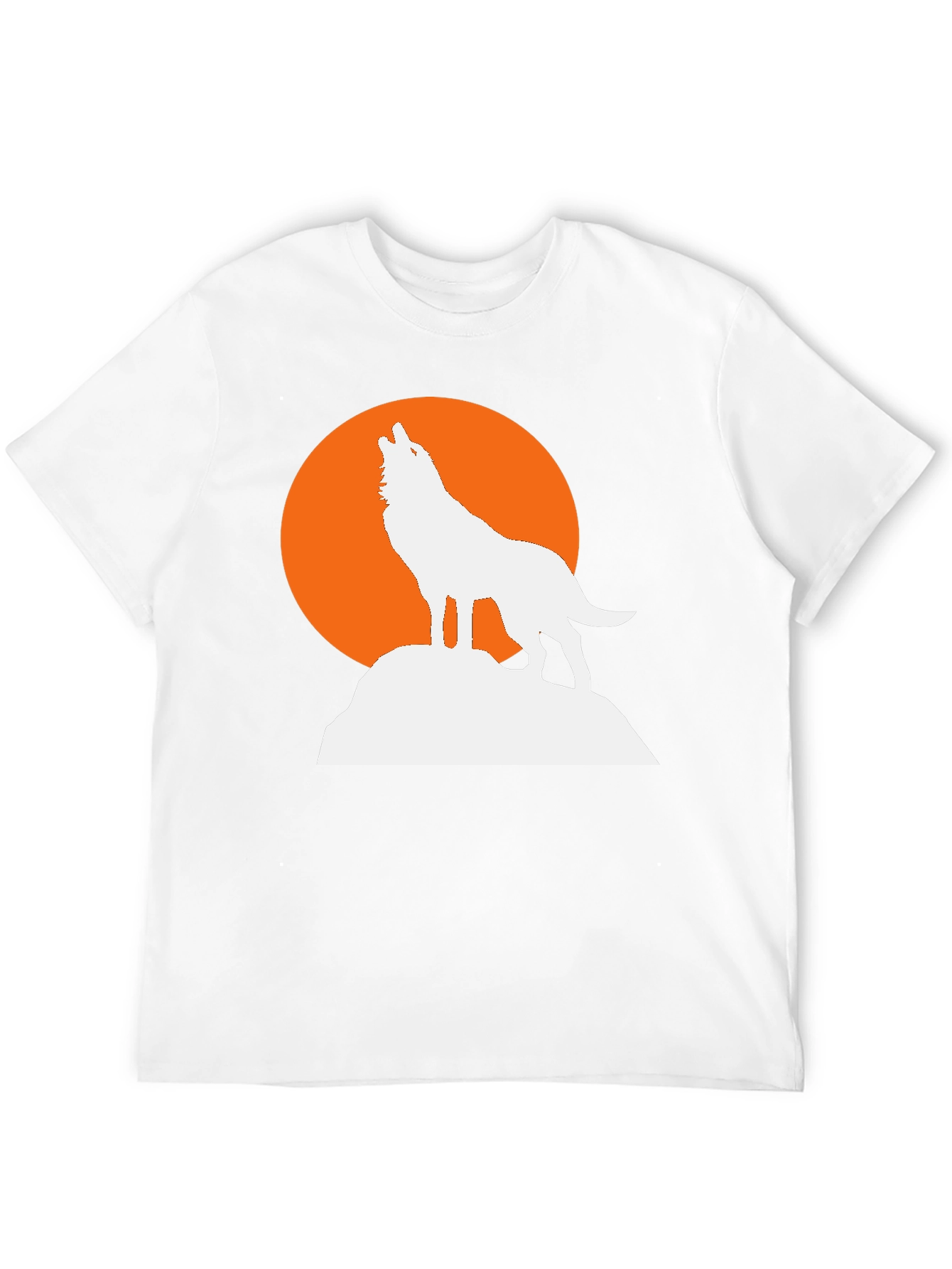 Wolf Moon Graphic Tee - Mens Black T-Shirt