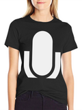 Microphone Graphic Tee - Black