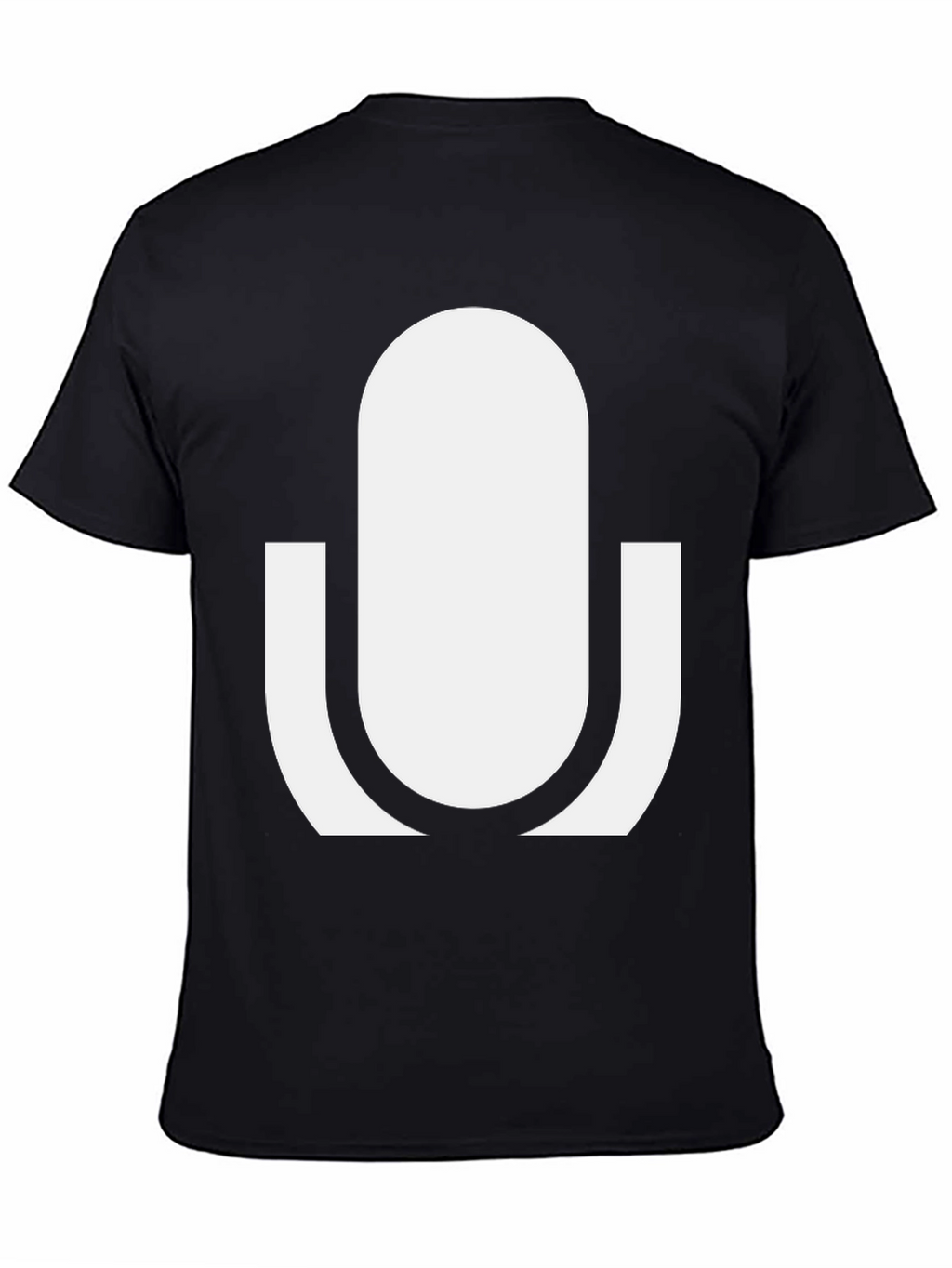 Microphone Graphic Tee - Black