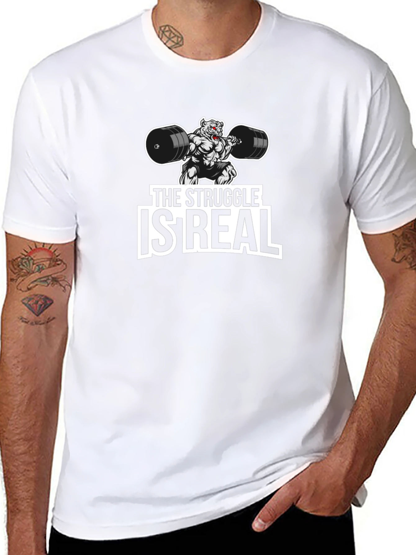The Struggle Is Real Graphic T-Shirt