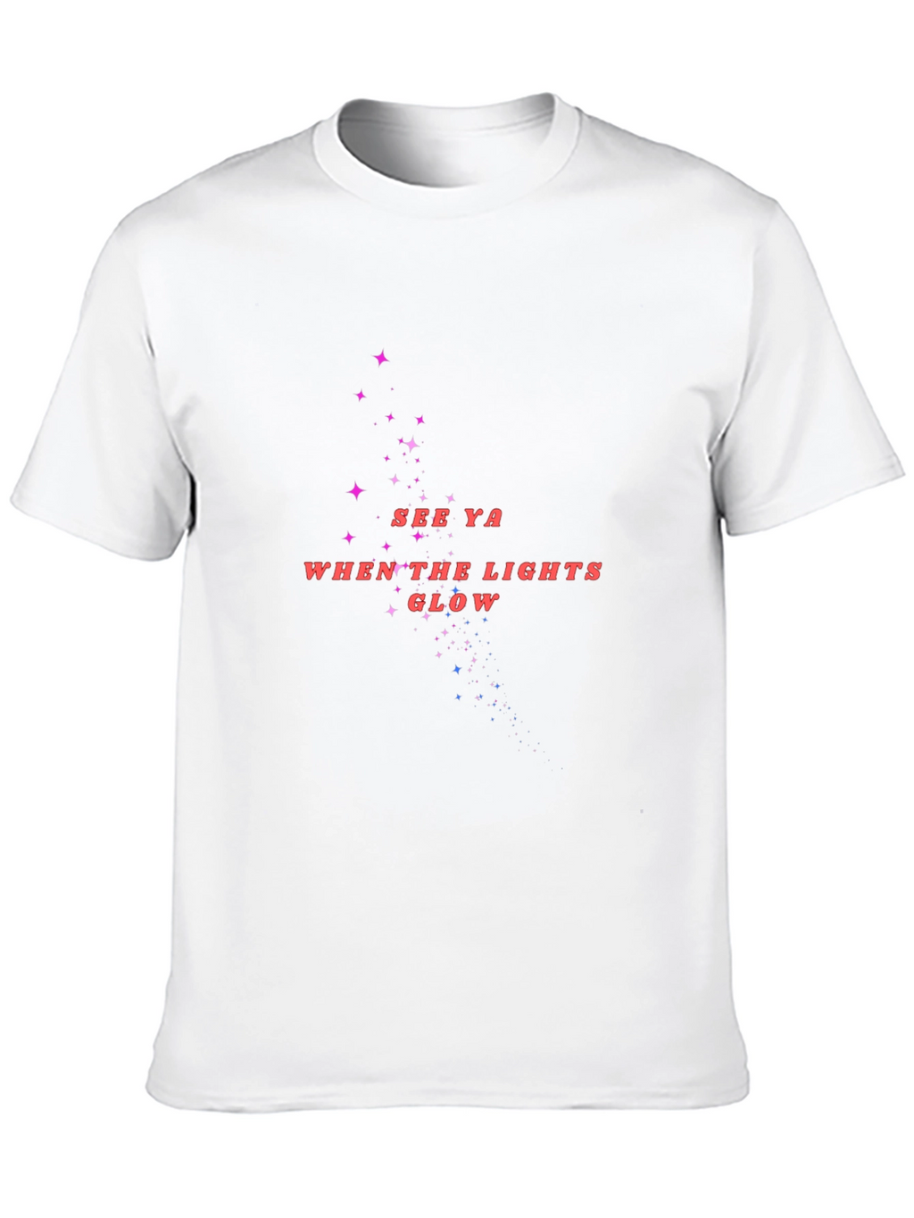 See Ya When the Lights Glow Black T-Shirt