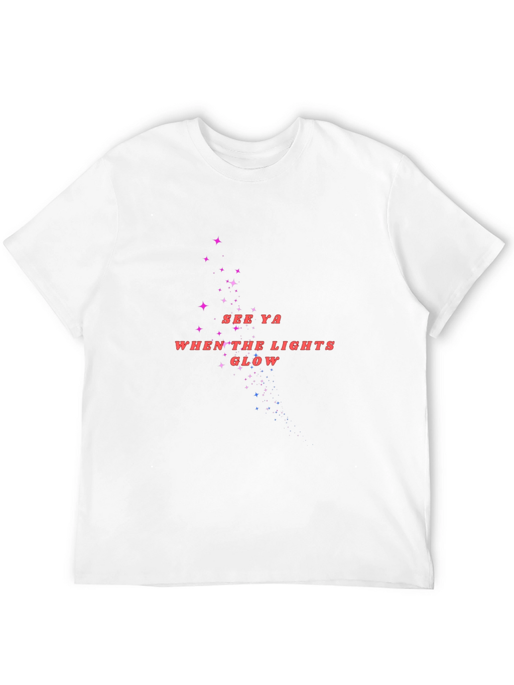 See Ya When the Lights Glow Black T-Shirt
