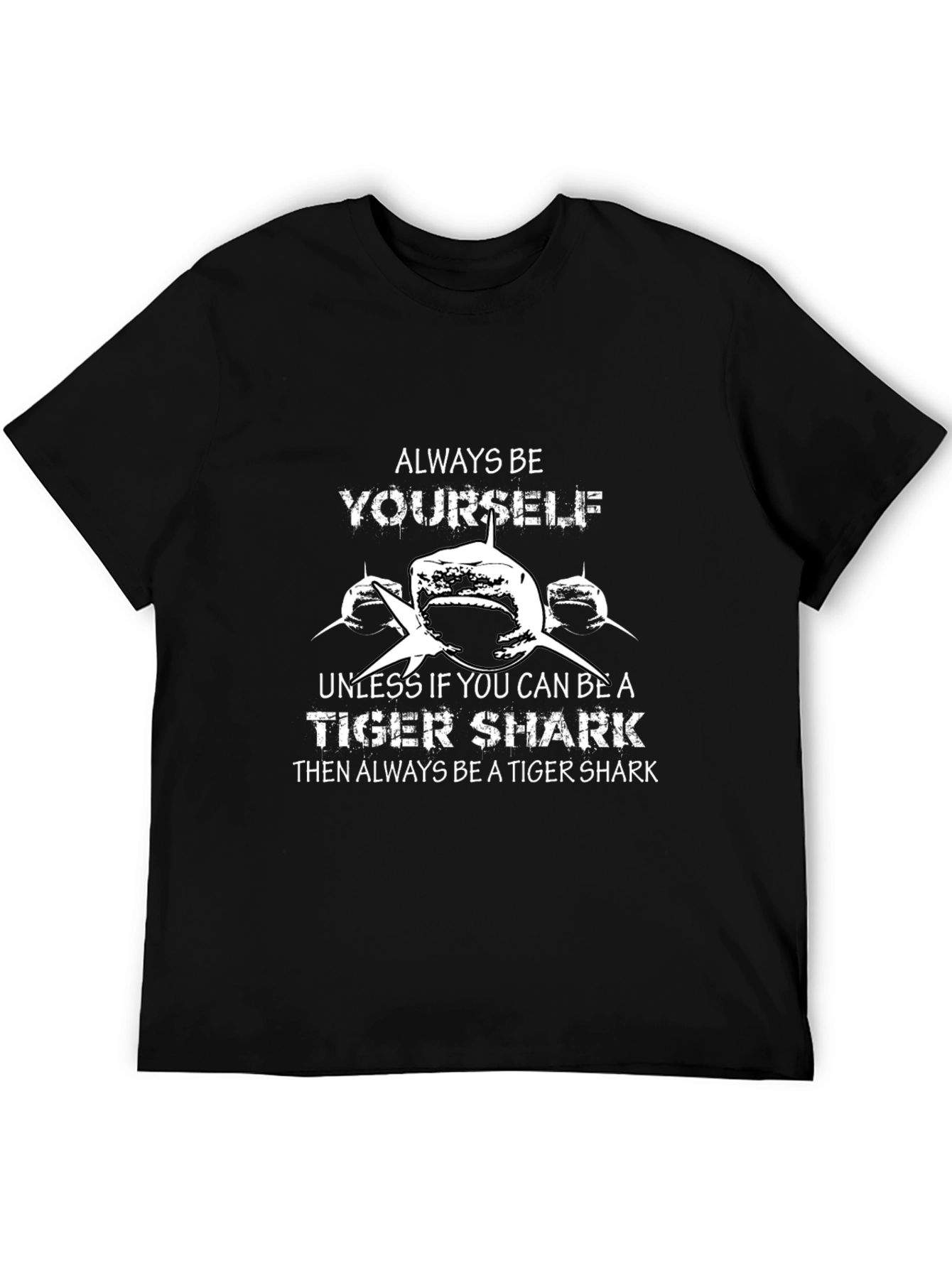 Tiger Shark Graphic Tee - Be Yourself T-Shirt