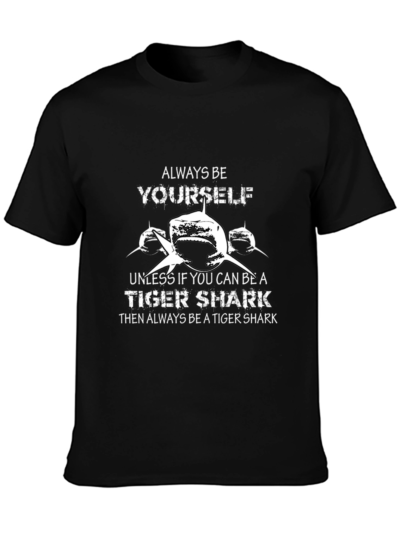 Tiger Shark Graphic Tee - Be Yourself T-Shirt