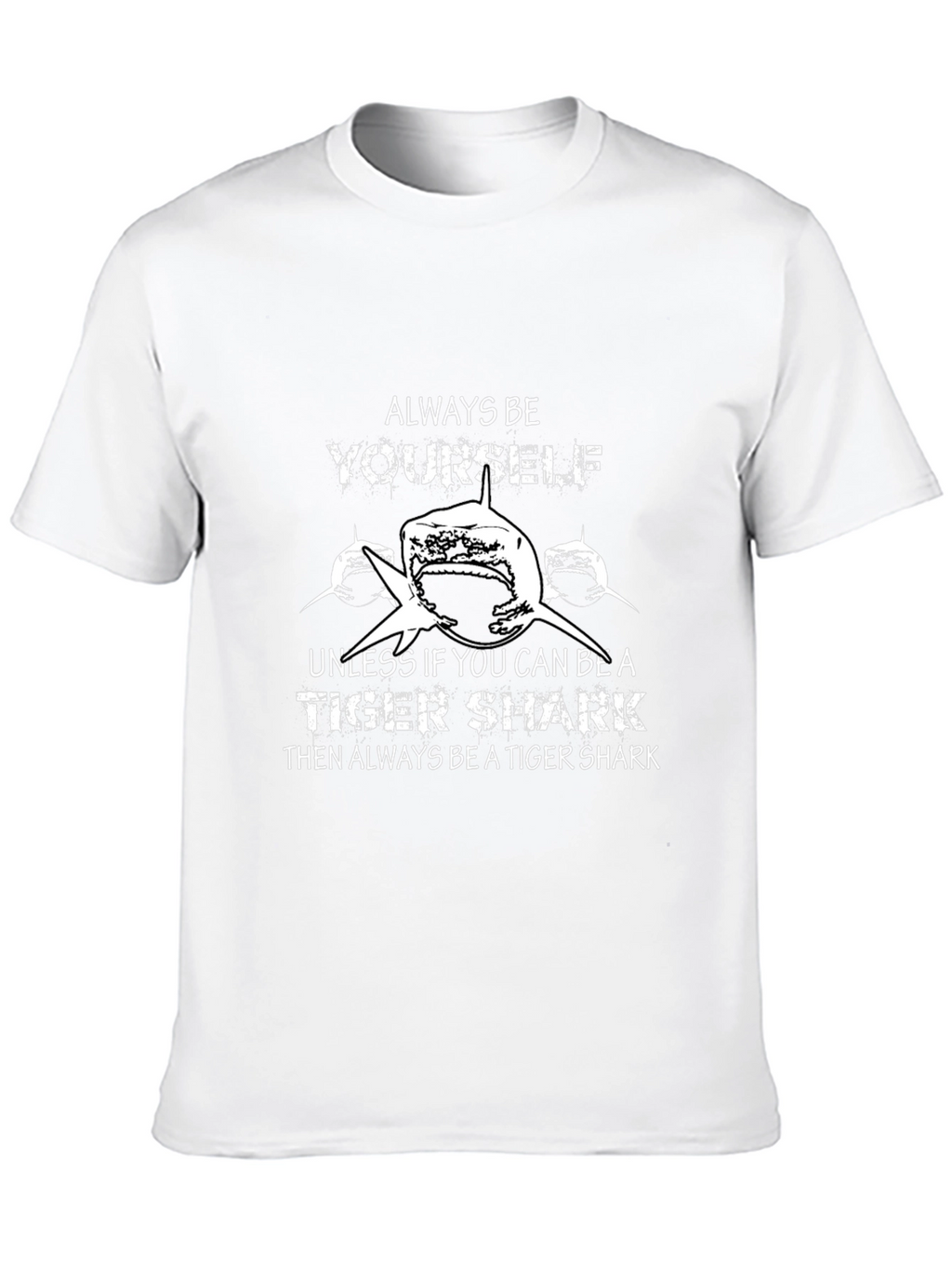 Tiger Shark Graphic Tee - Be Yourself T-Shirt