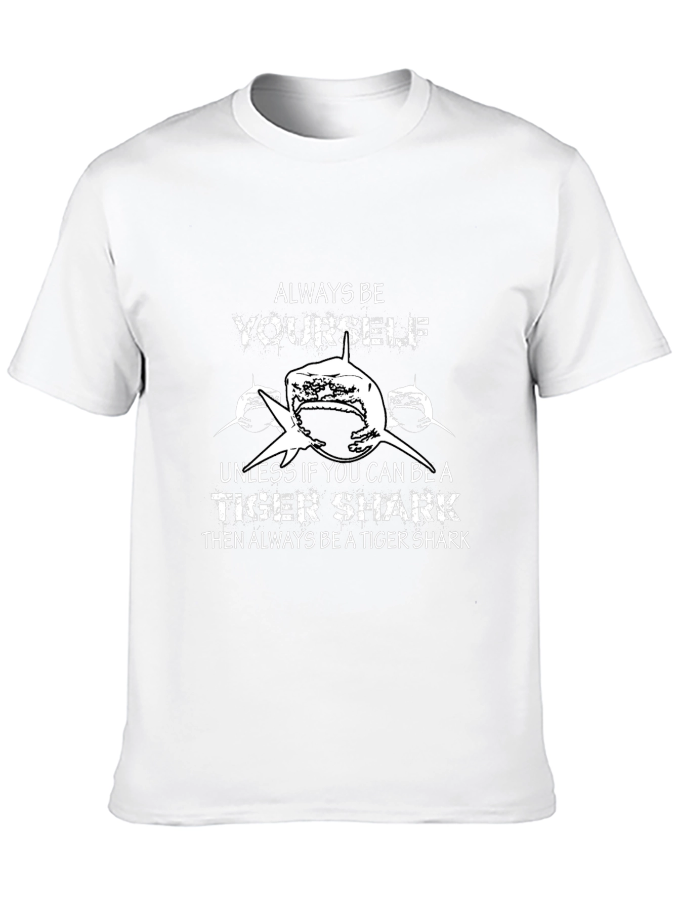 Tiger Shark Graphic Tee - Be Yourself T-Shirt