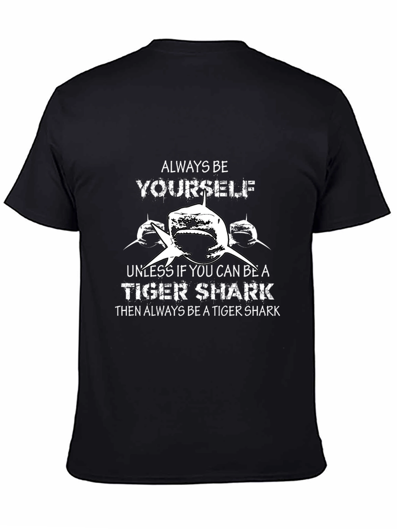 Tiger Shark Graphic Tee - Be Yourself T-Shirt