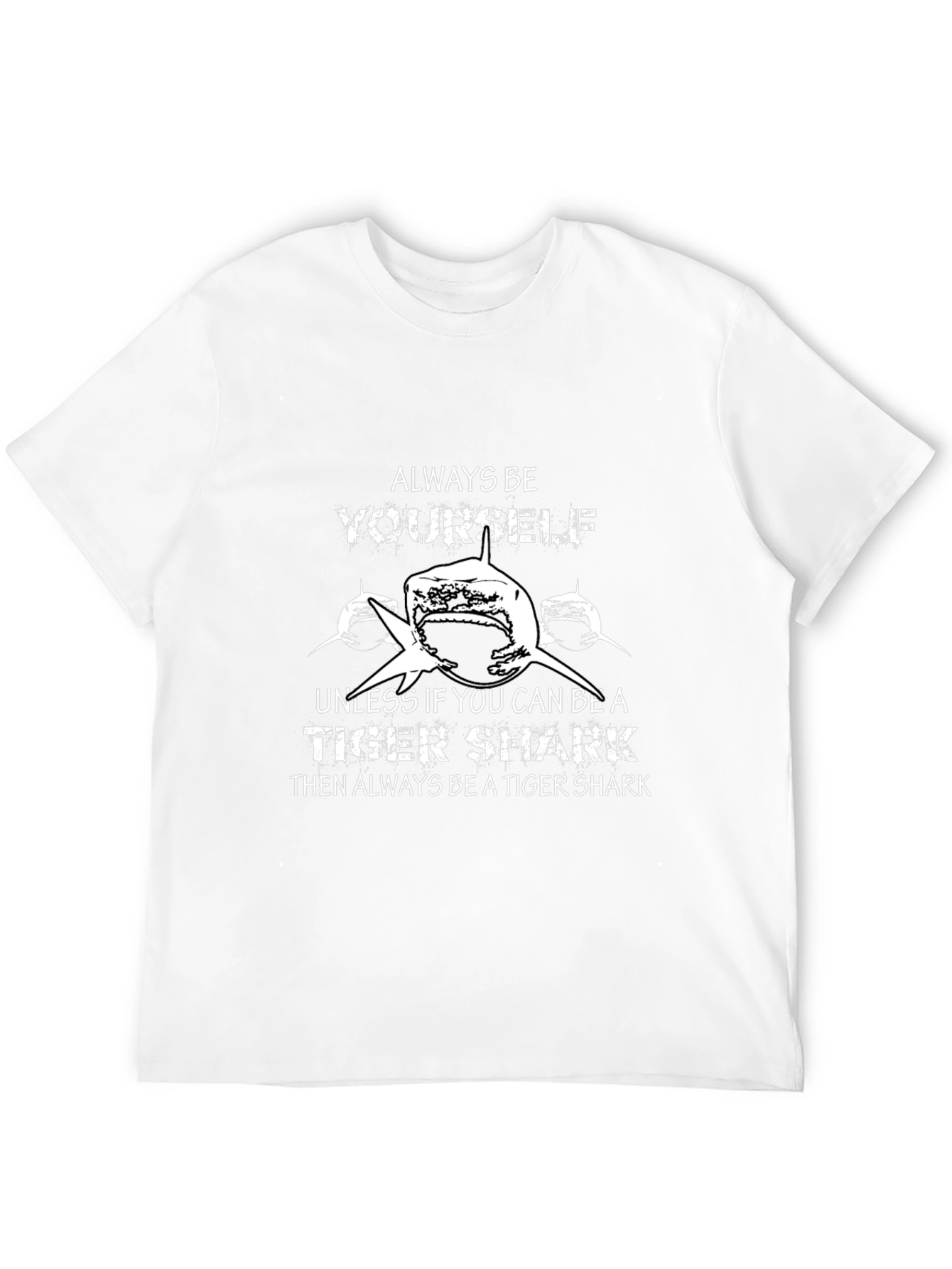 Tiger Shark Graphic Tee - Be Yourself T-Shirt