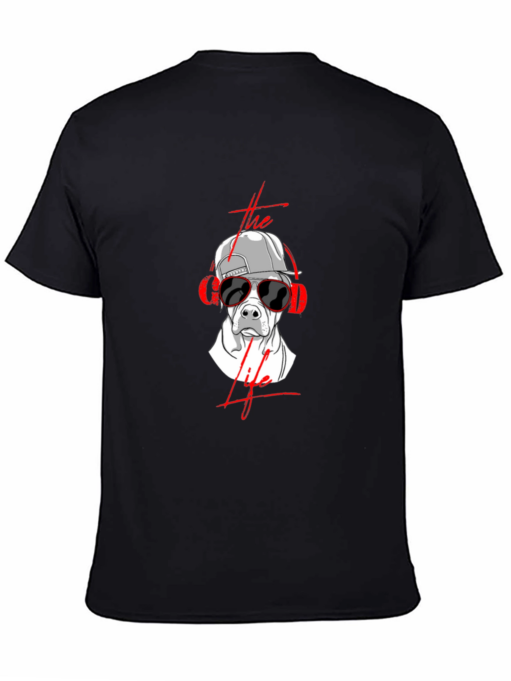 The Good Life Graphic Tee - Dog in Sunglasses