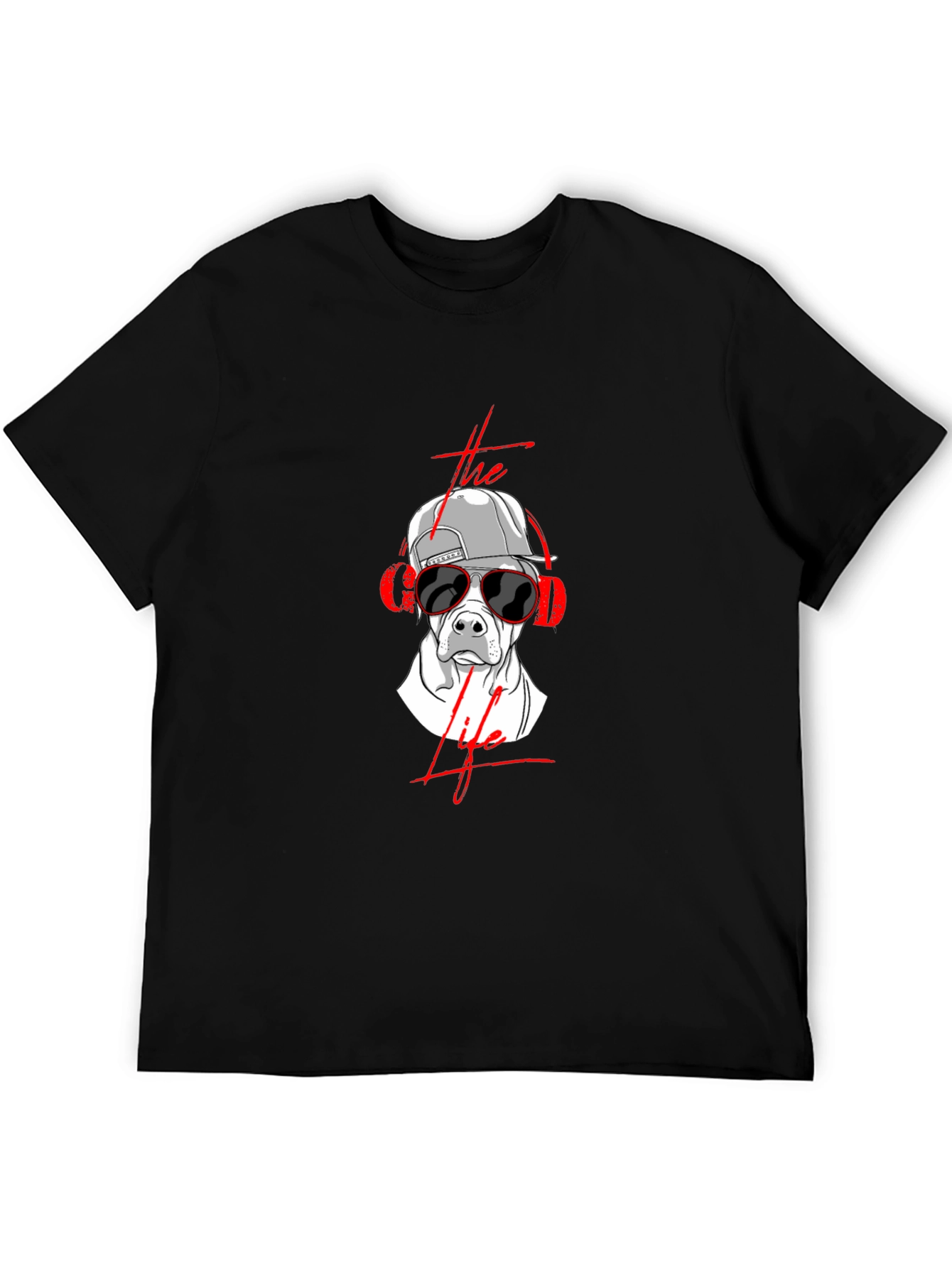 The Good Life Graphic Tee - Dog in Sunglasses