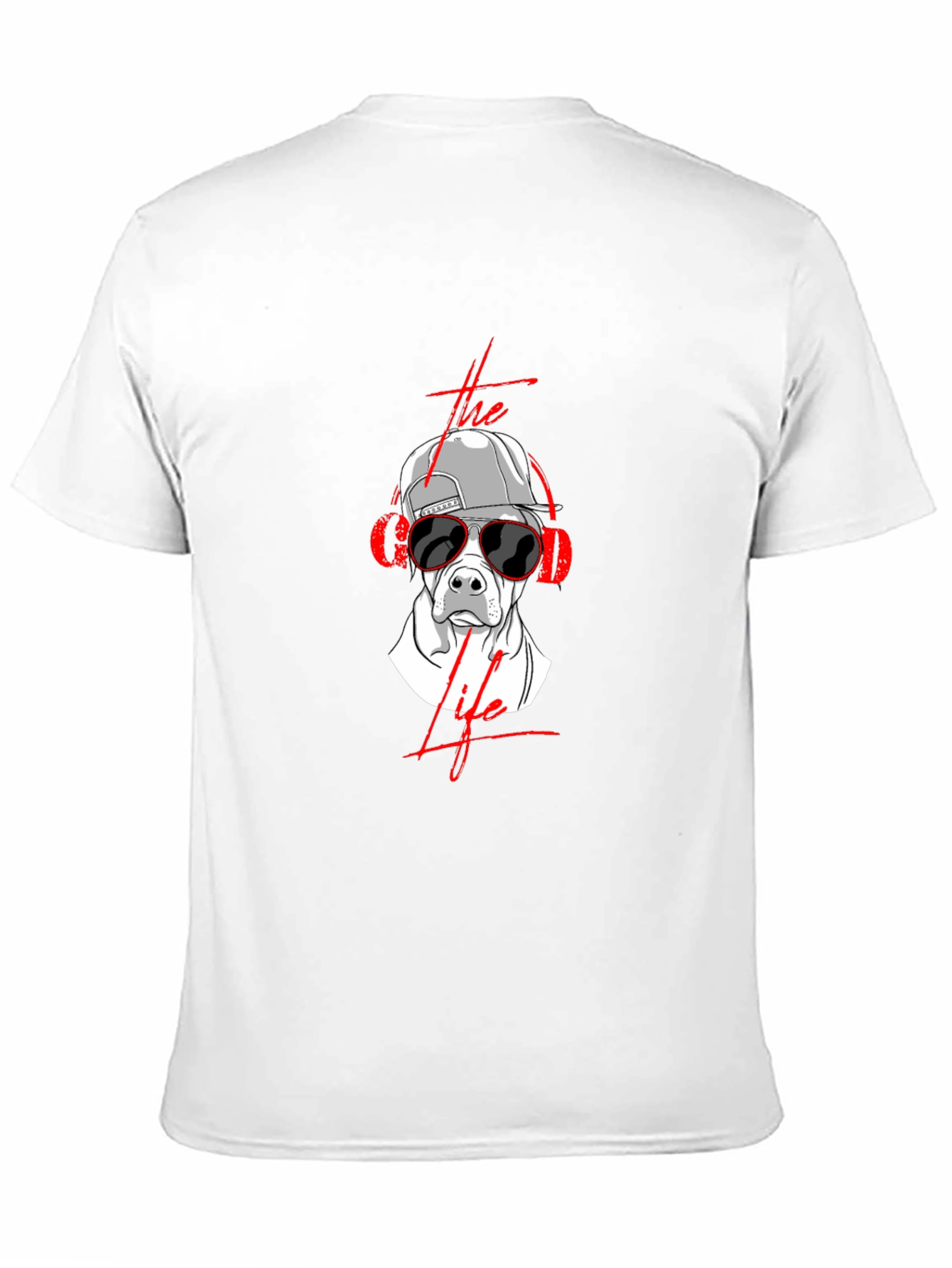 The Good Life Graphic Tee - Dog in Sunglasses