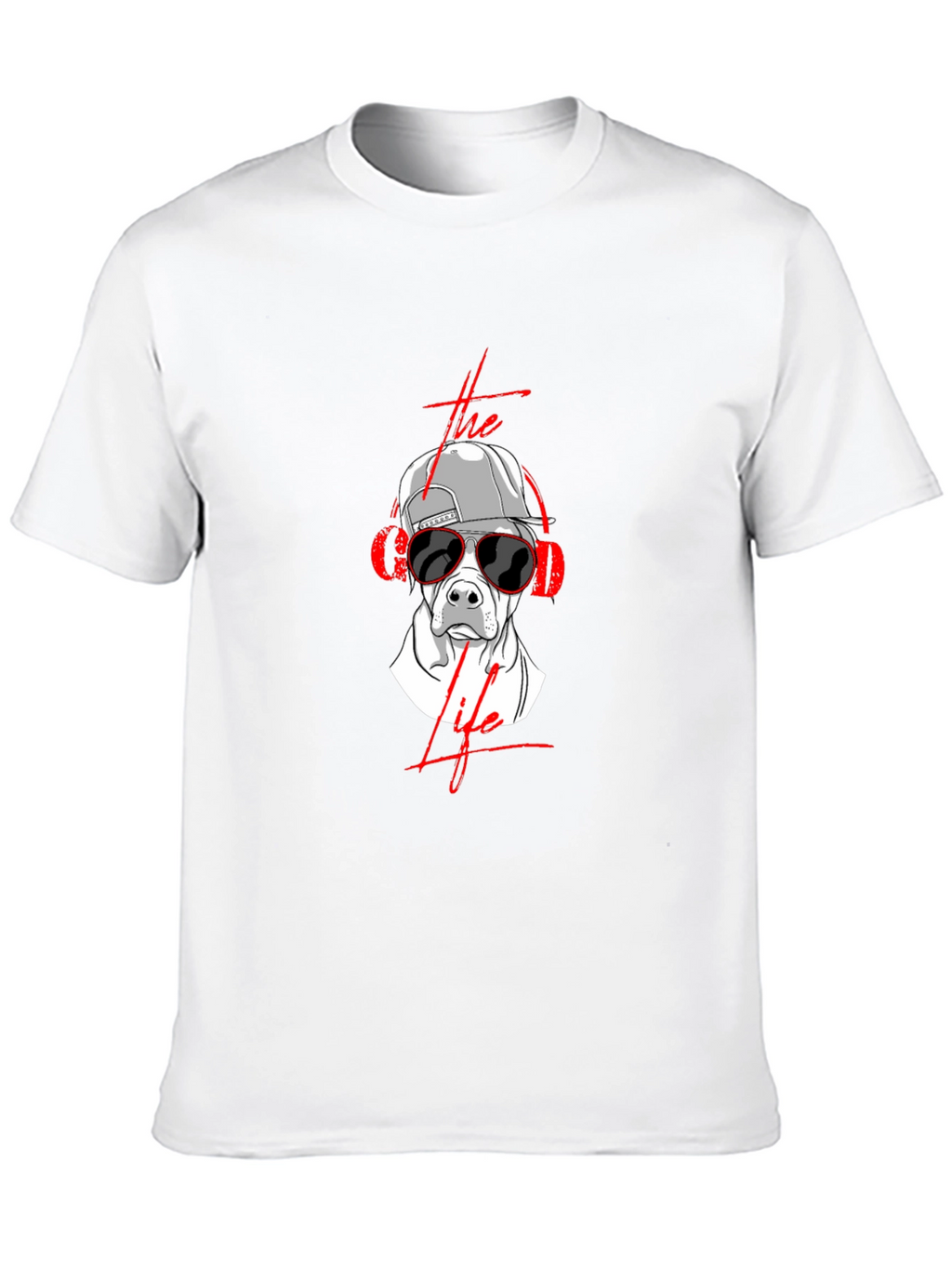 The Good Life Graphic Tee - Dog in Sunglasses