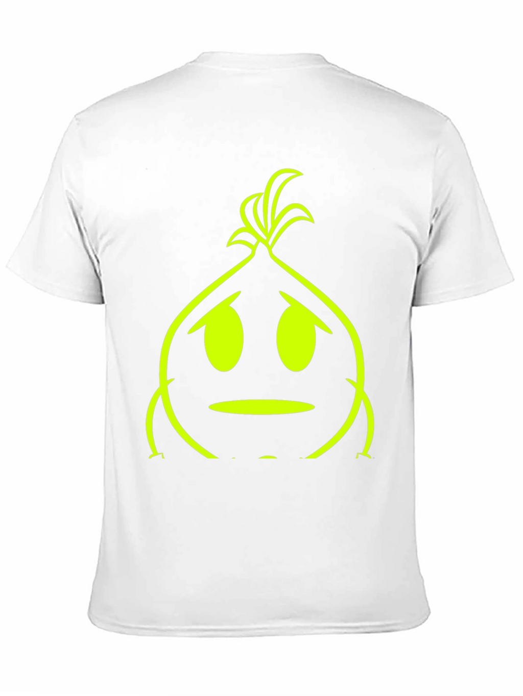 Sad Onion Graphic Tee - Black Cotton T-Shirt