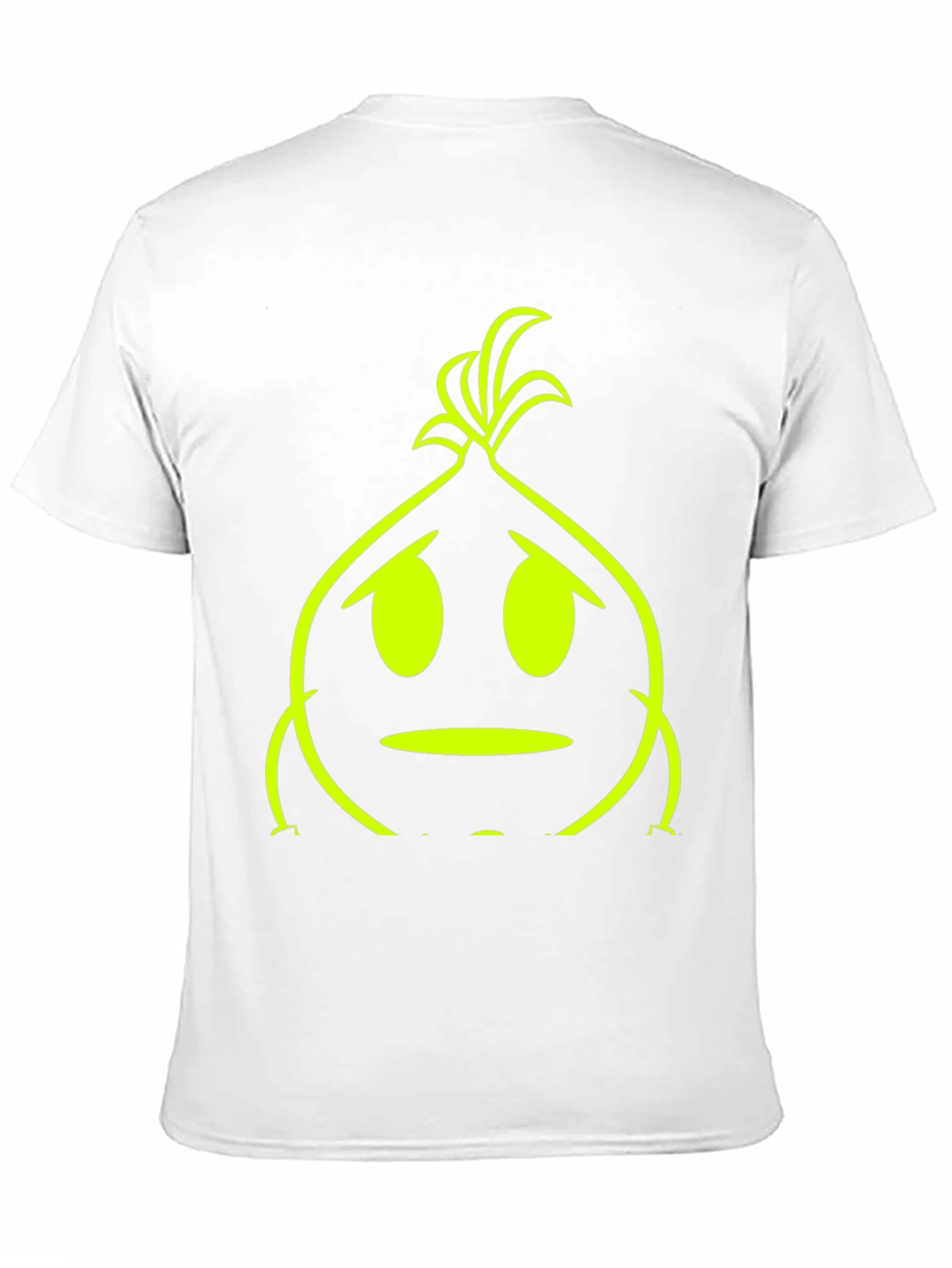 Sad Onion Graphic Tee - Black Cotton T-Shirt
