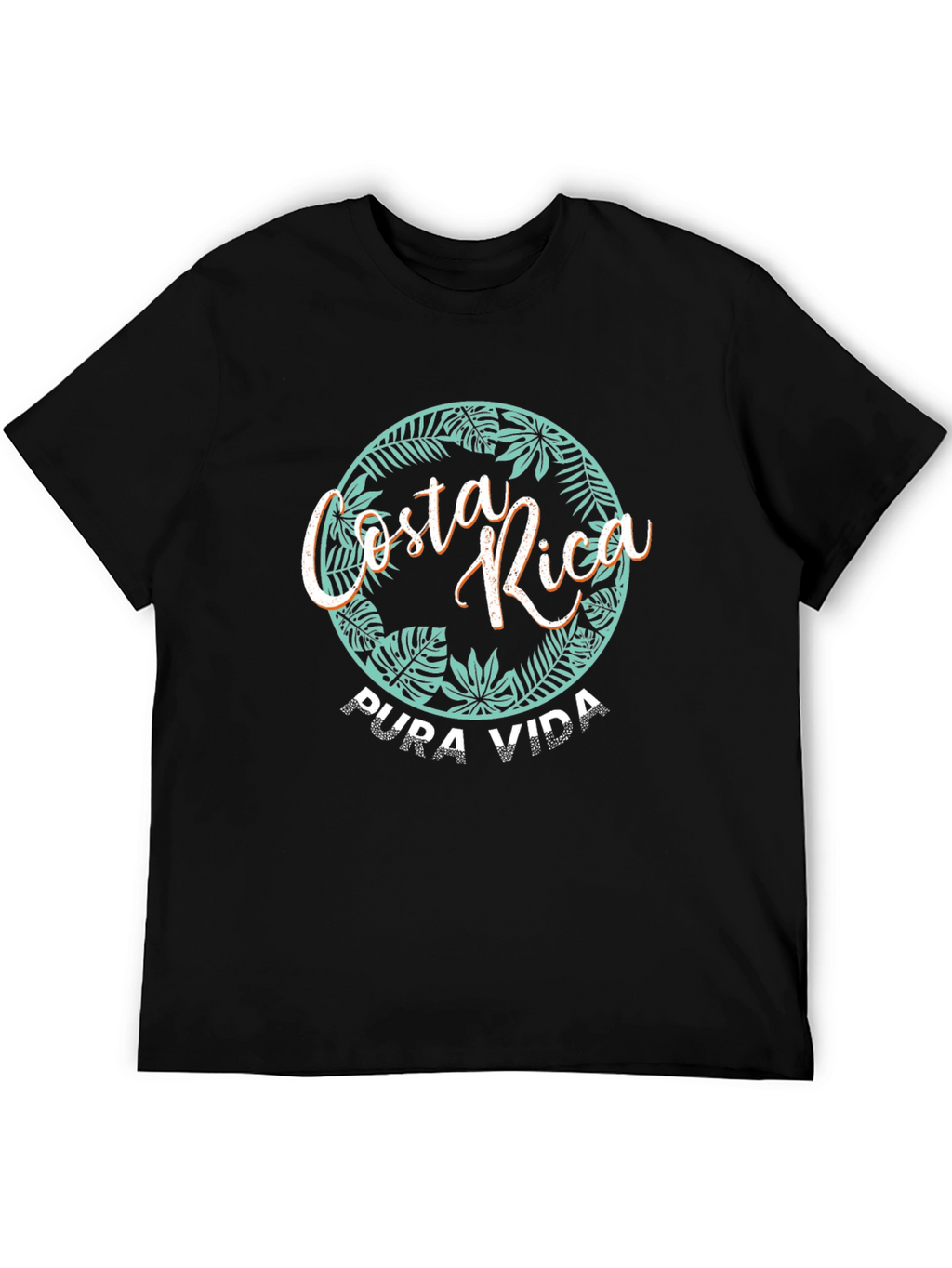 Costa Rica Pura Vida T-Shirt Tropical Graphic Tee