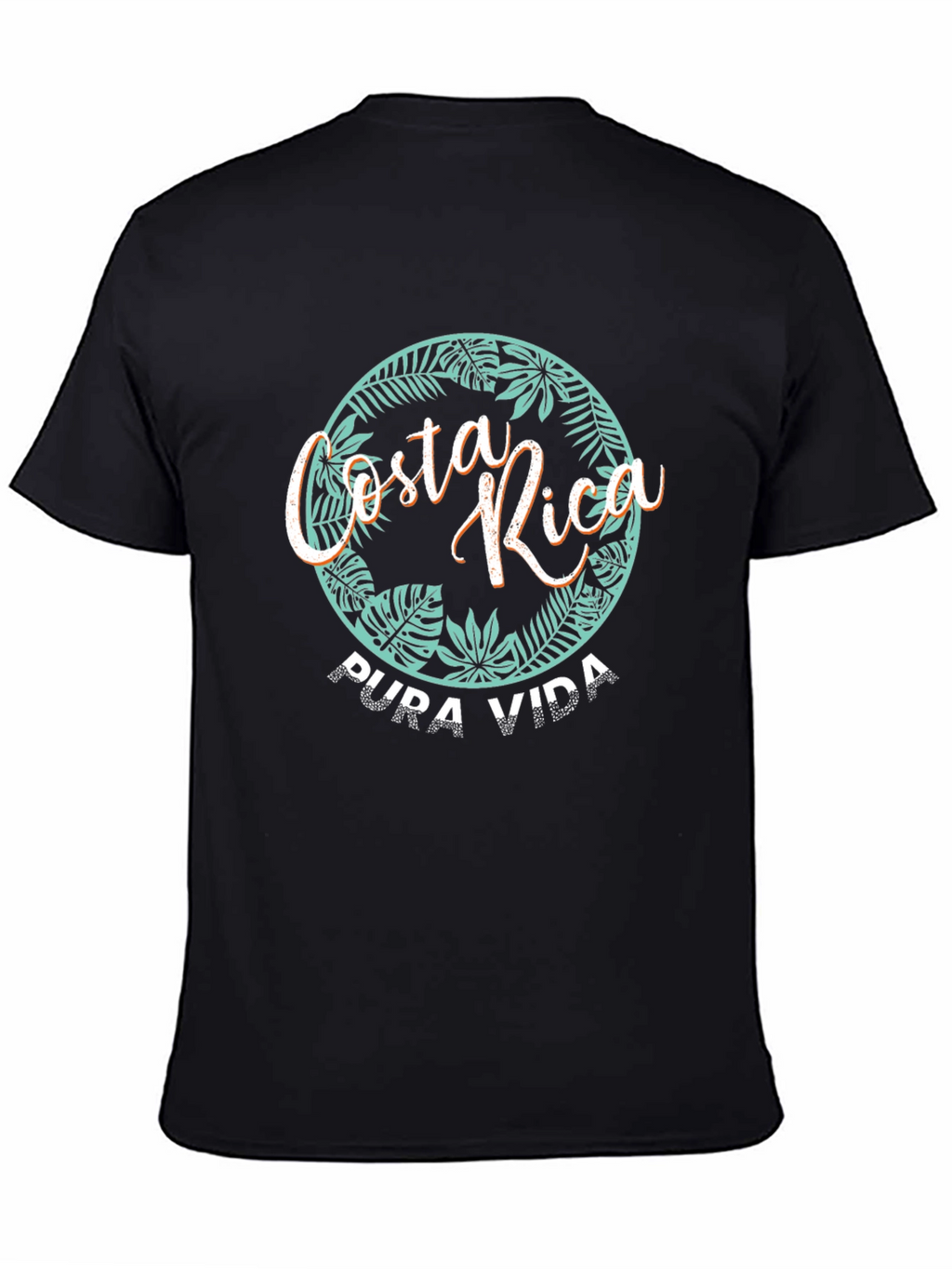 Costa Rica Pura Vida T-Shirt Tropical Graphic Tee