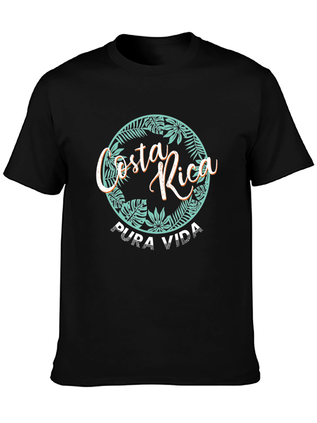 Costa Rica Pura Vida T-Shirt Tropical Graphic Tee