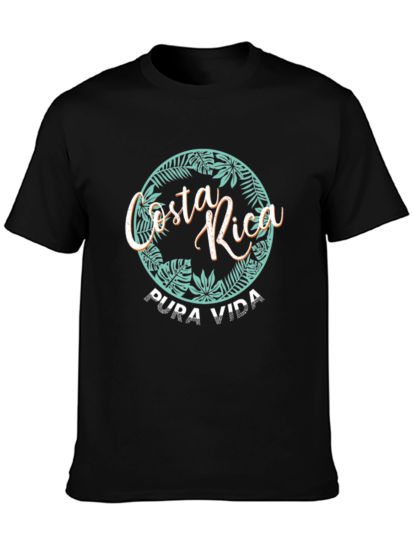 Costa Rica Pura Vida T-Shirt Tropical Graphic Tee
