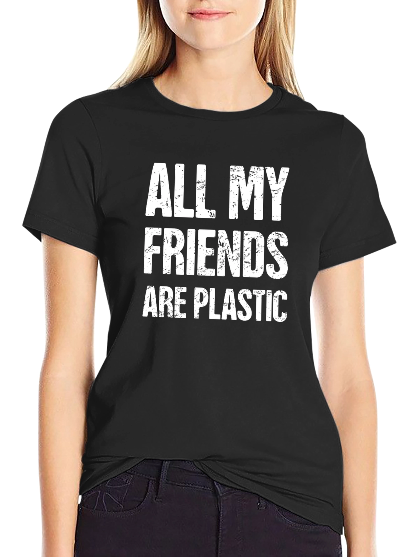 All My Friends Are Plastic Graphic Tee