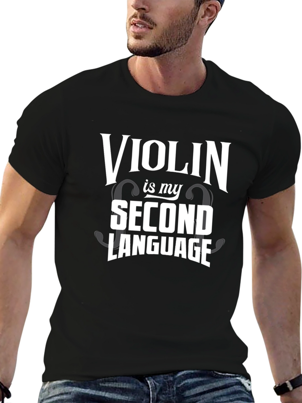 Violin Second Language T-Shirt - Musician Tee