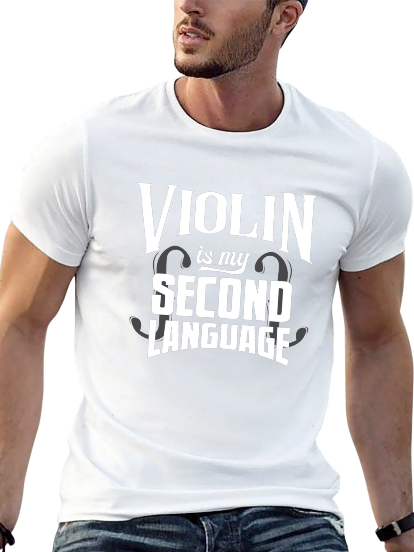Violin Second Language T-Shirt - Musician Tee