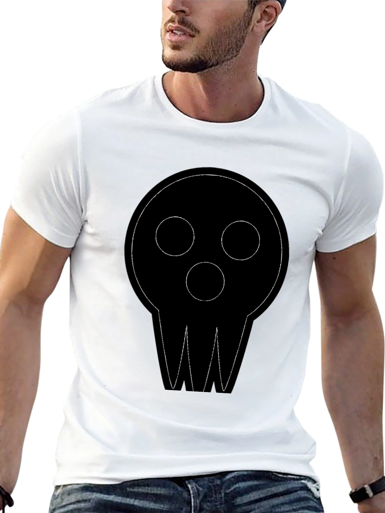 Skull Graphic Black T-Shirt | Casual Wear