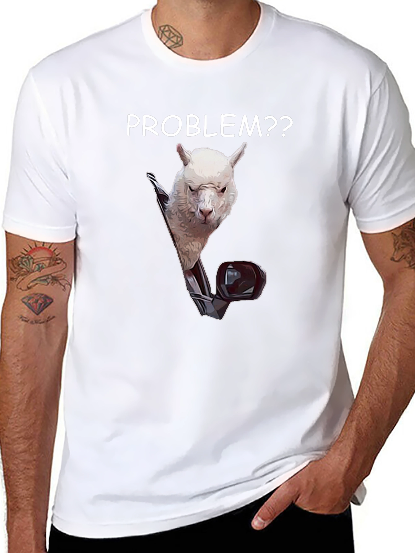 Problem Llama T-Shirt - Funny Animal Tee