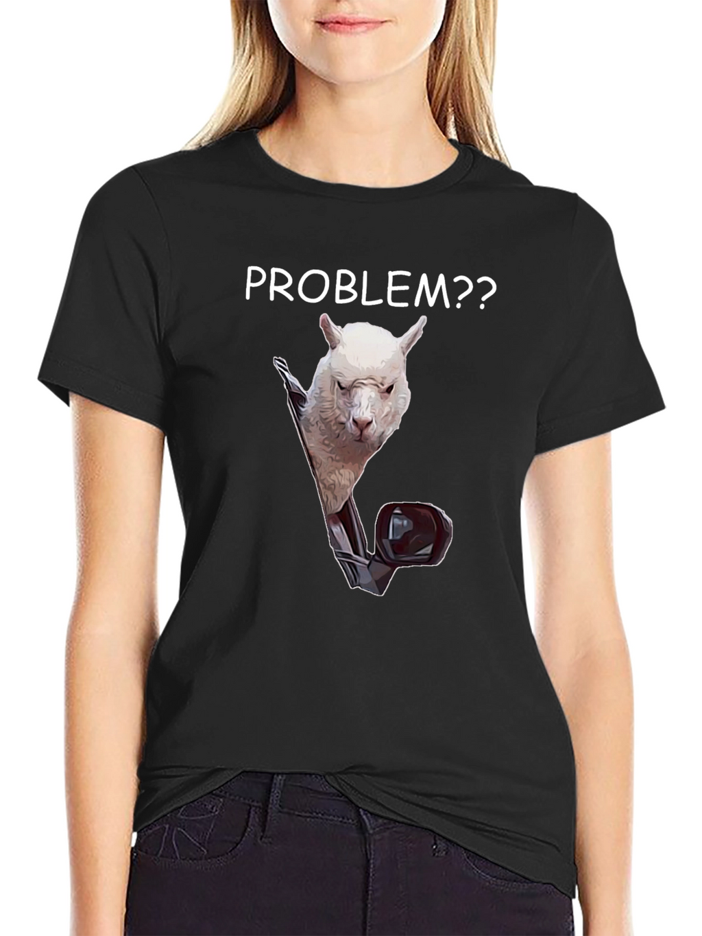 Problem Llama T-Shirt - Funny Animal Tee