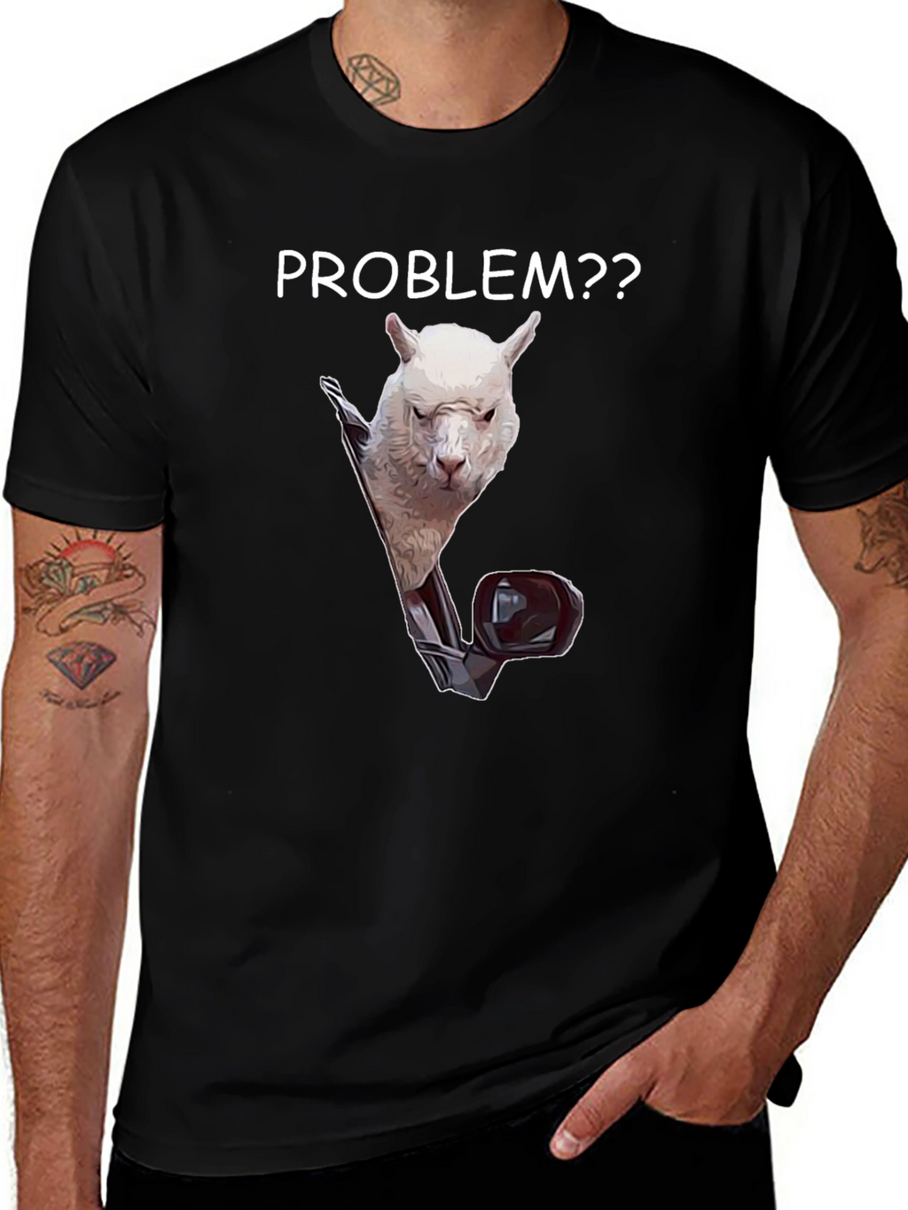 Problem Llama T-Shirt - Funny Animal Tee