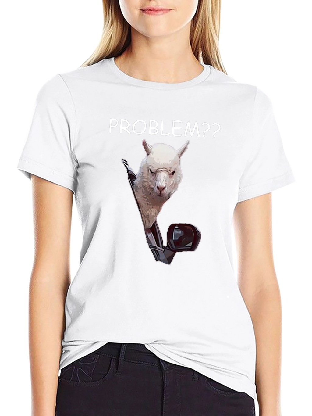 Problem Llama T-Shirt - Funny Animal Tee
