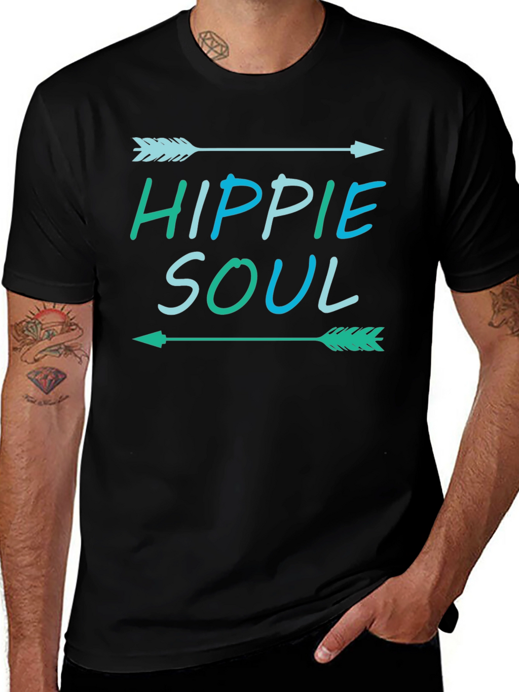 Hippie Soul Graphic Tee - Boho Style