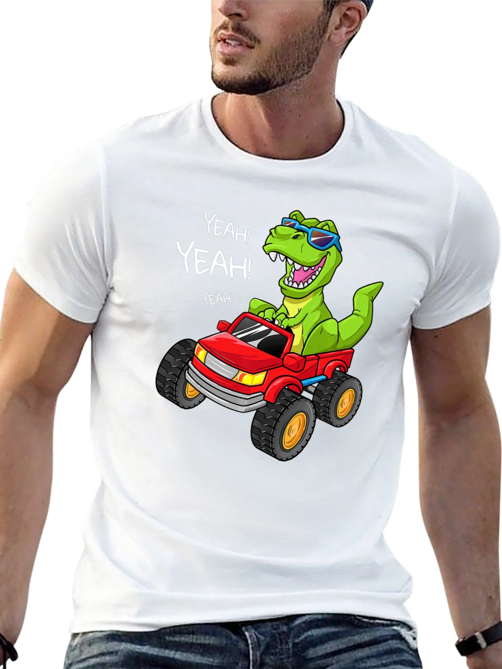 Dino Monster Truck T-Shirt