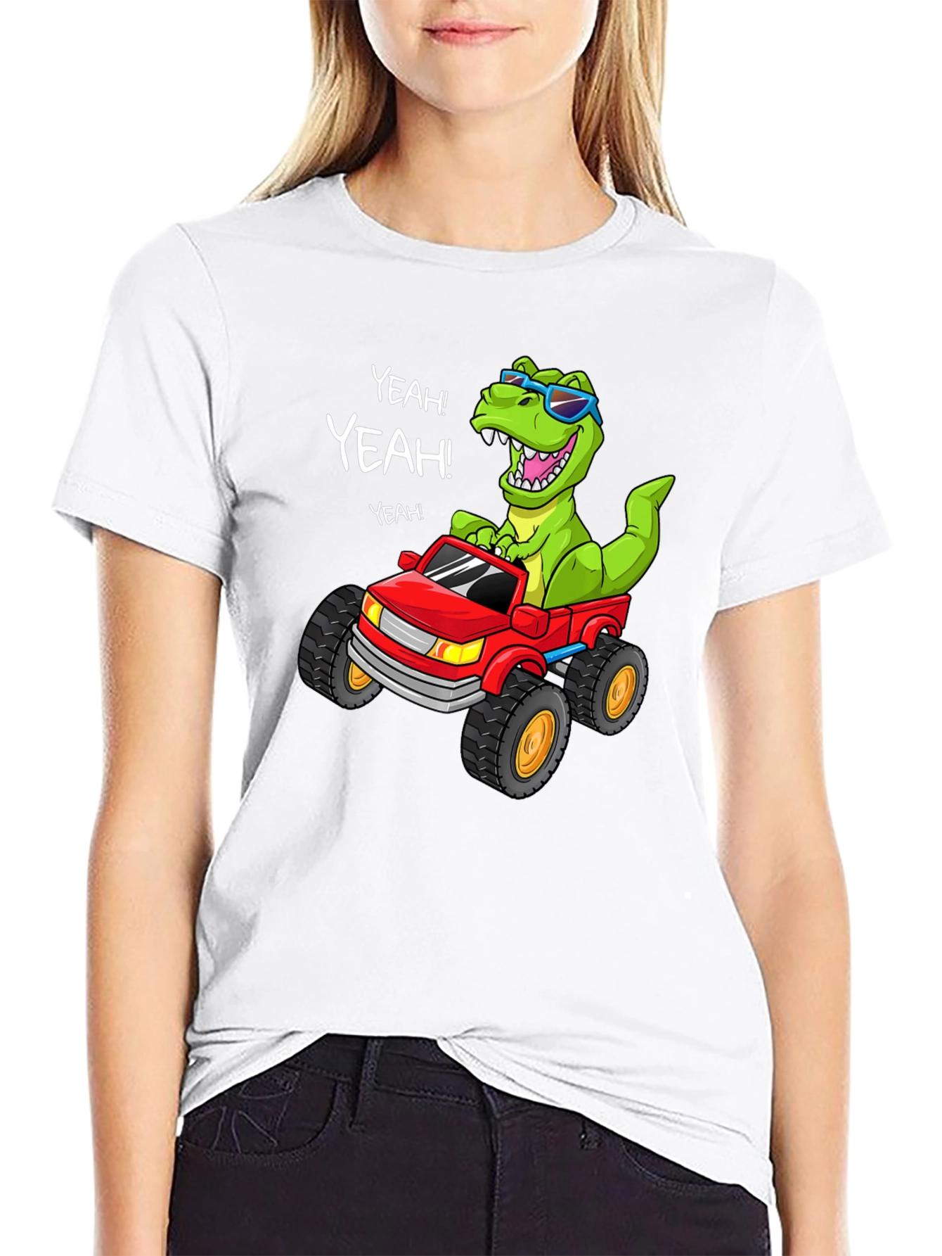 Dino Monster Truck T-Shirt