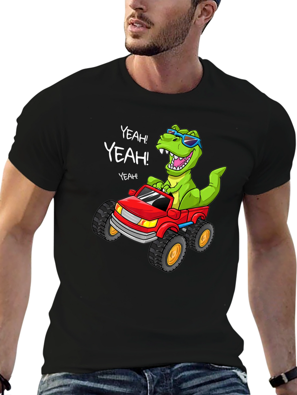 Dino Monster Truck T-Shirt