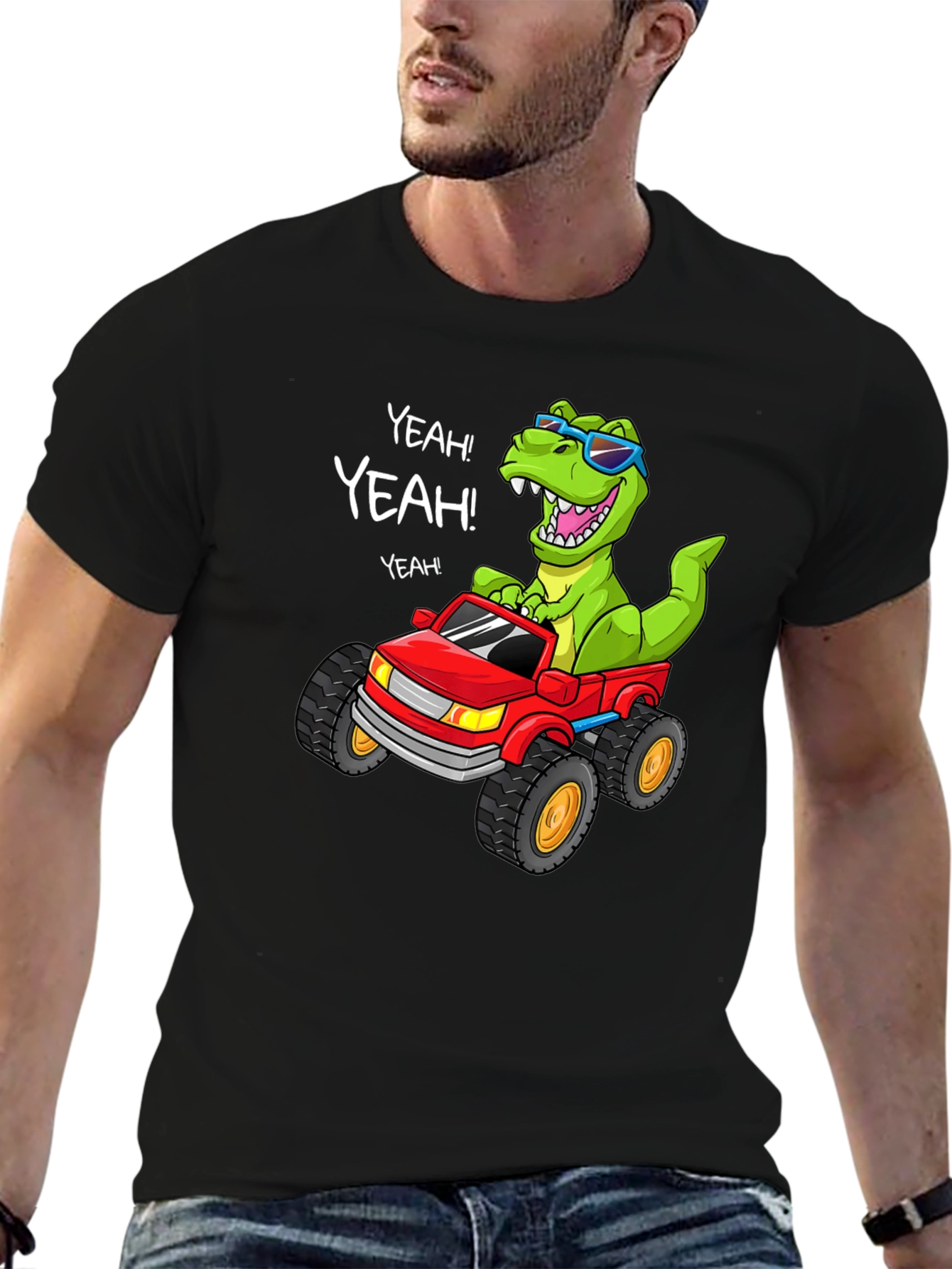 Dino Monster Truck T-Shirt