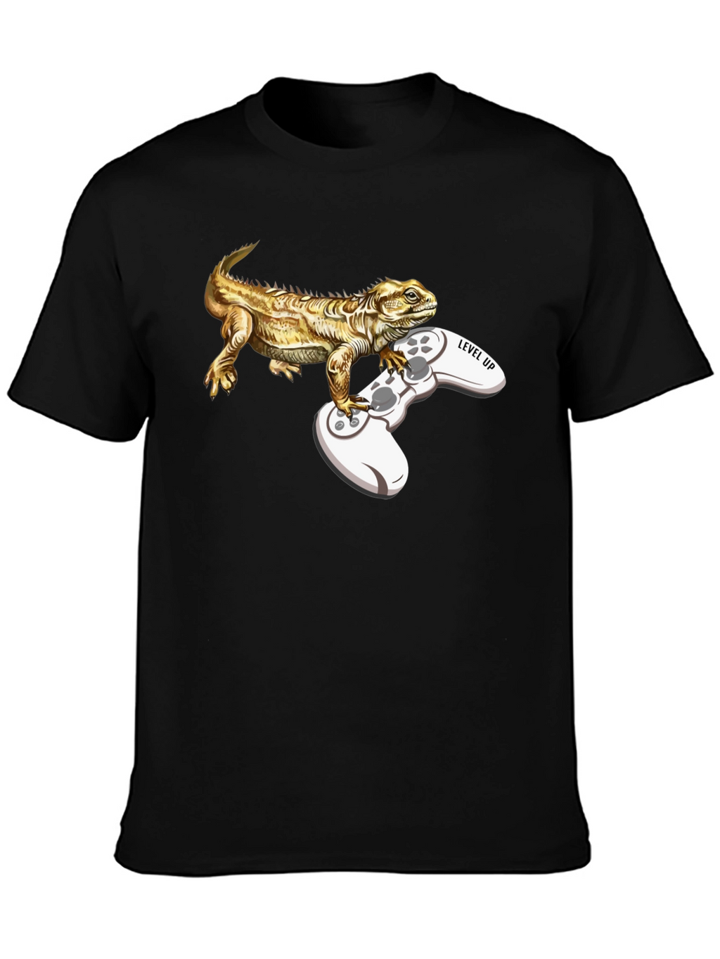 Level Up Lizard Gamer T-Shirt