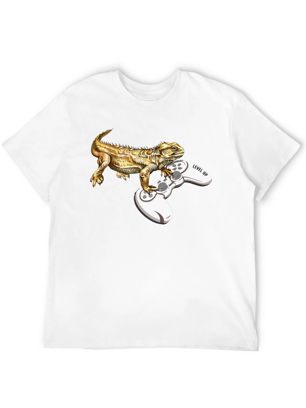 Level Up Lizard Gamer T-Shirt