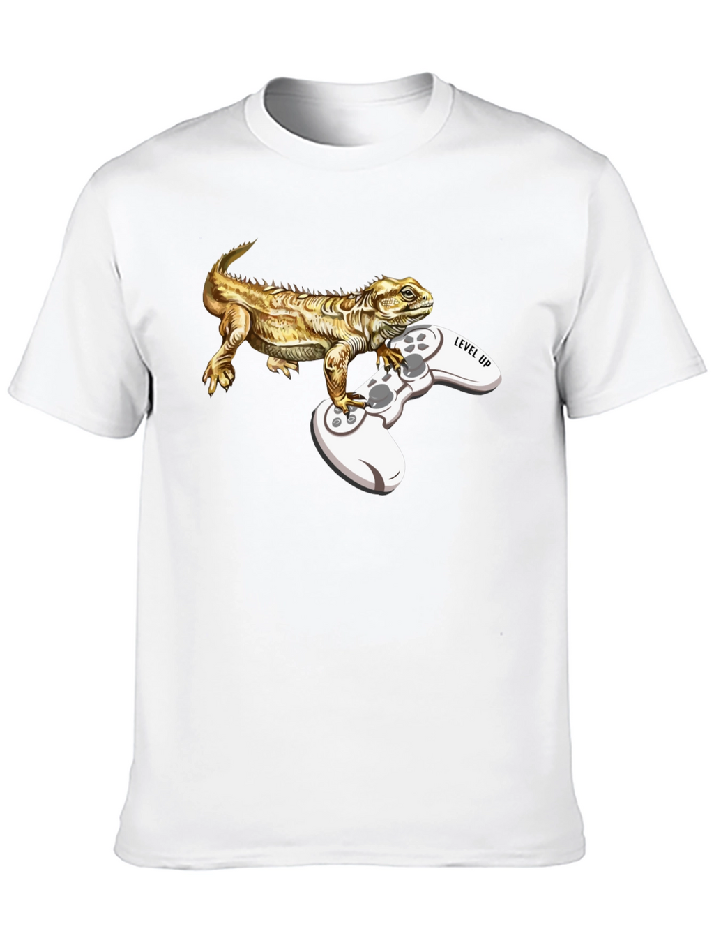 Level Up Lizard Gamer T-Shirt