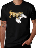 Level Up Lizard Gamer T-Shirt